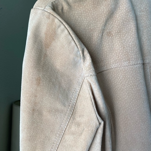 Genuine Suede 90s cropped style jacket - Picture 4 of 6